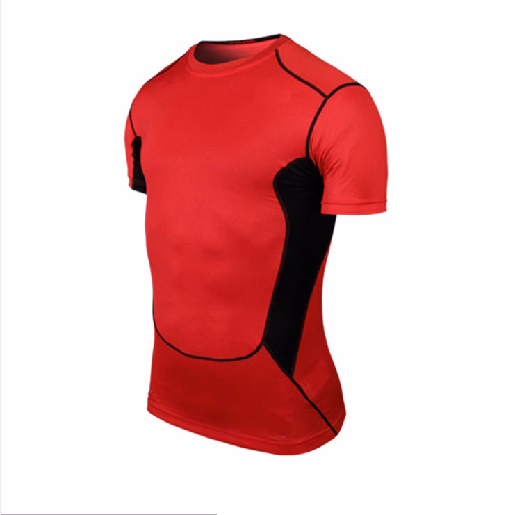 Factory Direct Compression Clothing Men's Short-Sleeved T-Shirt Fitness Clothing